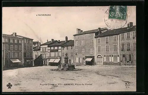 AK Ambert, Place du Pontel