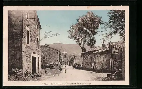 AK St-Pierre-la-Bourlhonne, Route de Job a St-Pierre-la-Bourlhonne