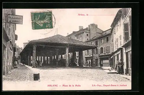 AK Arlanc, Place de la Halle