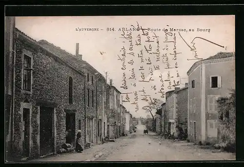 AK Arlanc, Route de Marsac au Bourg