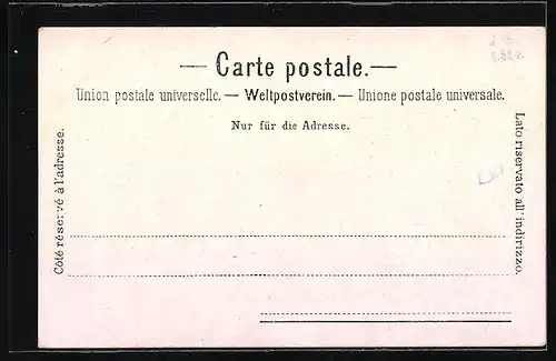 AK Zürich, Rathhausquai mit Strassenbahn