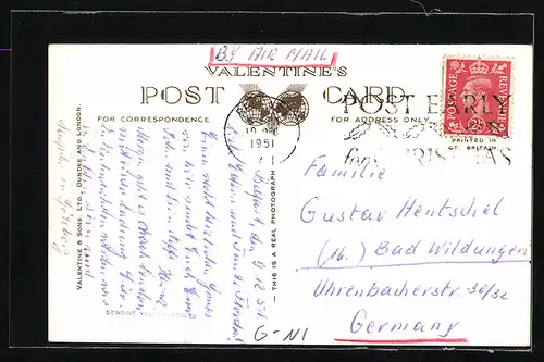 AK Belfast, Castle Place and Junction, Strassenbahn