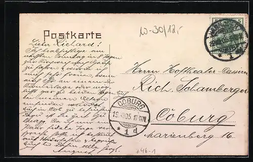 AK Hannover, Städtische Badeanstalt mit Strassenbahn im Vordergrund