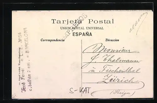 AK Barcelona, Capitana General, Strassenbahn