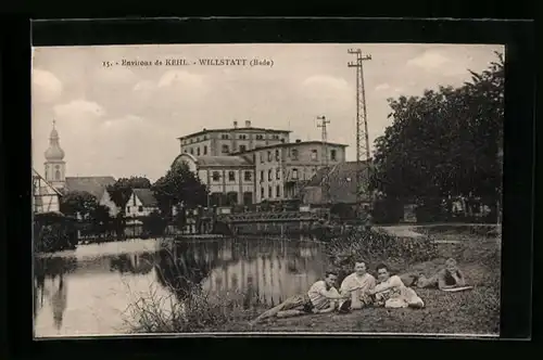 AK Willstätt, Ortspartie mit Fluss