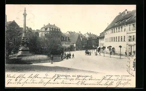 AK Kitzingen, Partie am Königsplatz
