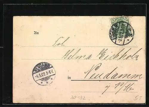 Lithographie Hurrah! die Reserve kommt!, Auf zur Heimath!