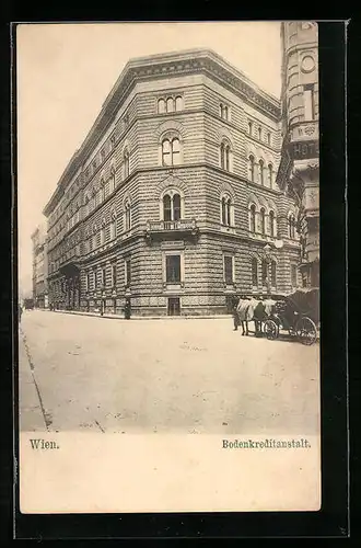 AK Wien, Bodenkreditanstalt und Hotel Krantz, Neuer Markt 6