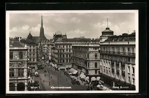 AK Wien, Kärntnerstrasse, Hotel Bristol