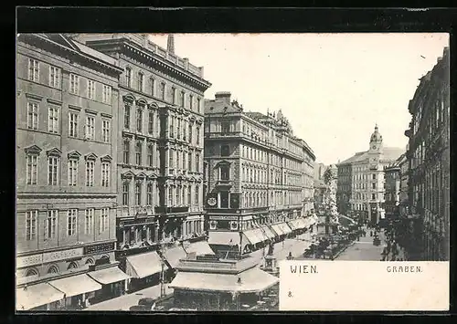 AK Wien, Graben, Geschäft Heinrich Grünbaum