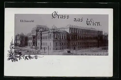 AK Wien, Universität, Eichenlaub