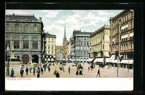 AK Wien, Passanten in der Kärntnerstrasse