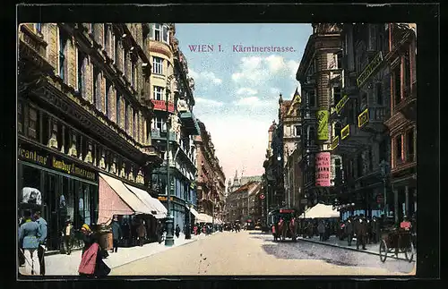 AK Wien, Passanten in der Kärntnerstrasse