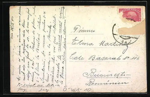 AK Wien, Kärntnerstrasse mit Strassenbahn