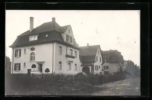 Foto-AK Neckarsulm, Partie im Villenviertel