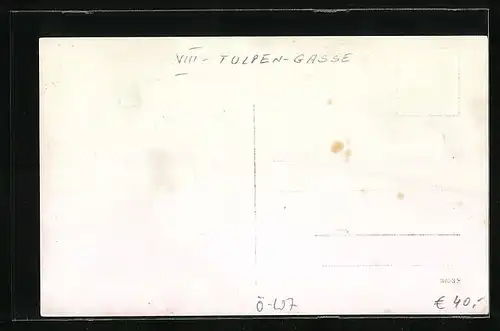 AK Wien, Wiener Schlosser-Genossenschaft, Tulpen-Gasse