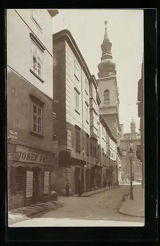 AK Wien, Sonnenfelsgasse, Spedition Josef Felix