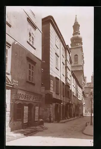 AK Wien, Sonnenfelsgasse 19, Spedition Josef Felix