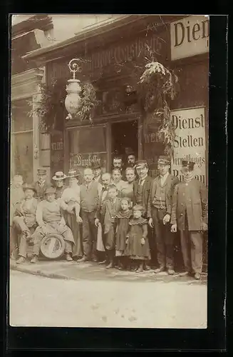 AK Wien, Gasthaus v. Gustav Senfelder, Habsburggasse 7