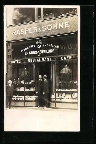 Foto-AK Wien, Hotel-Restaurant Rasper & Söhne, Graben 15