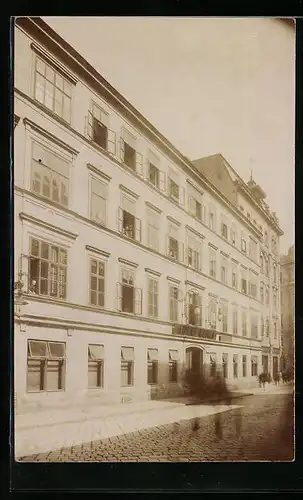 Foto-AK Wien, Metallwaren-Fabrik Josef Beran, Neustiftgasse 84