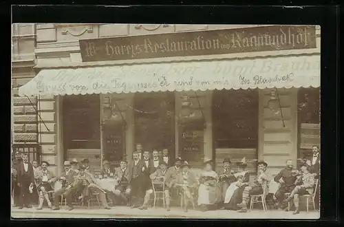 Foto-AK Wien, Wenzel Horejs Restaurant, Strohmayergasse 18