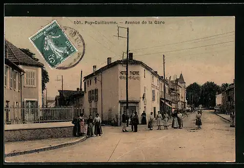 AK Puy-Guillaume, Avenue de la Gare