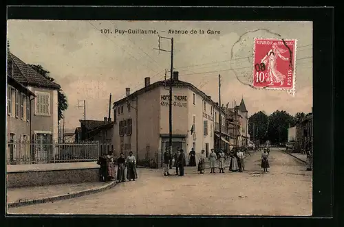 AK Puy-Guillaume, Avenue de la Gare