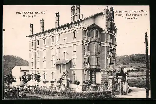 AK Olliergues, Printania-Hotel, Siluation unique, Cure d'air, Vue superbe de tous cotes