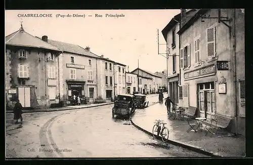 AK Chabreloche, Rue Principale