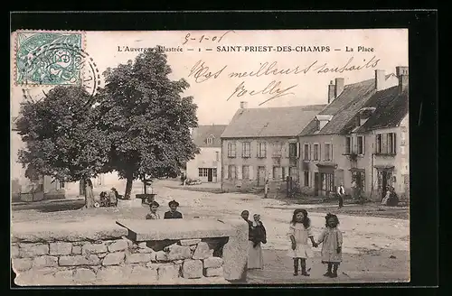 AK Saint-Priest-des-Champs, La Place