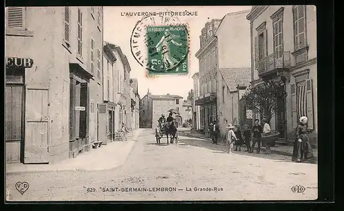 AK Saint-Germain-Lembron, La Grande-Rue
