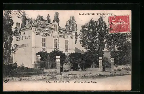 AK Le Breuil, Avenue de la Gare