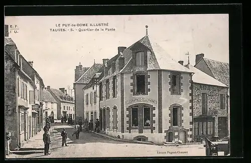 AK Tauves, Quartier de la Poste