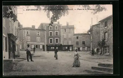 AK Saint-Rémy-sur-Durolle, Place de la Mission