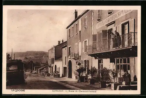 AK Cunlhat, Route de Clermont-Ferrand
