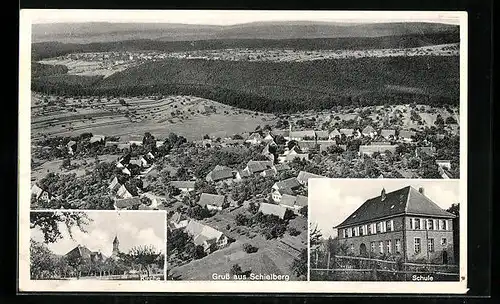 AK Schielberg, Teilansicht, Kirche, Schule