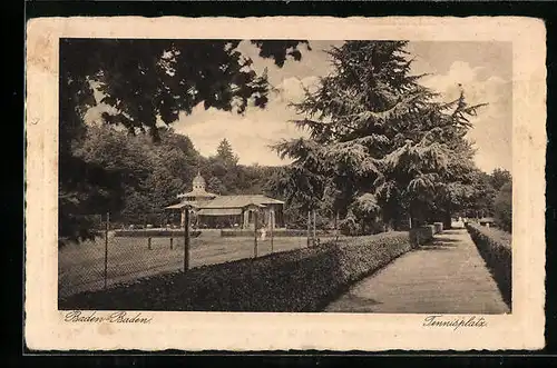 AK Baden-Baden, Tennisplatz