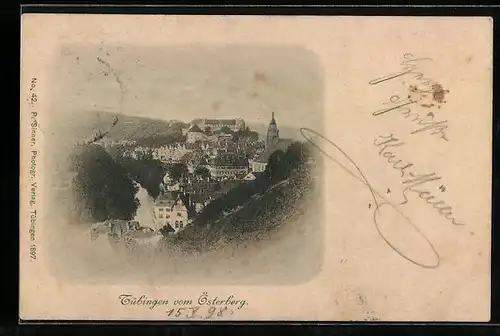 AK Tübingen, Teilansicht vom Österberg