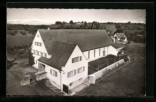 AK Rottenburg a. N., Bischöfliche Musikschule aus der Vogelschau