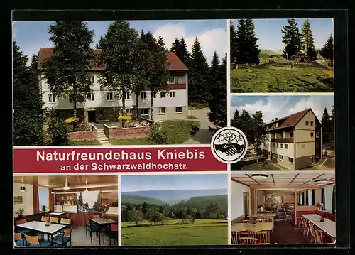 AK Baiersbronn, Naturfreundehaus Kniebis an der Schwarzwaldhochstrasse