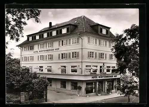 AK Freudenstadt i. Schwarzwald, Hotel Württemberger Hof