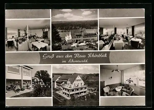 AK Wart / Altensteig, Hotel-Pension Haus Schönblick