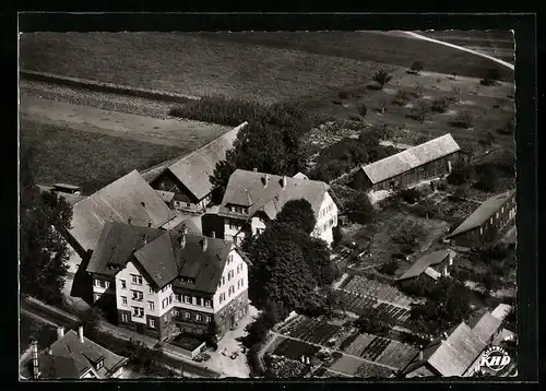 AK Göttelfingen /Schwarzwald, Fliegeraufnahme der Gustav Werner-Stiftung