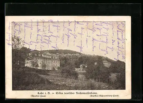 AK Lahr /Schwarzwald, Erstes deutsches Reichswaisenhaus
