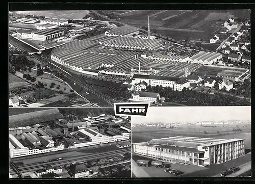 AK Gottmadingen, Maschinenfabrig Fahr AG., Erntemaschinen & Dieselschlepper, Giesserei in Stockach