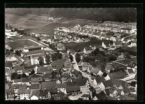 AK Immendingen /Baden, Teilansicht der Gemeinde aus der Vogelschau