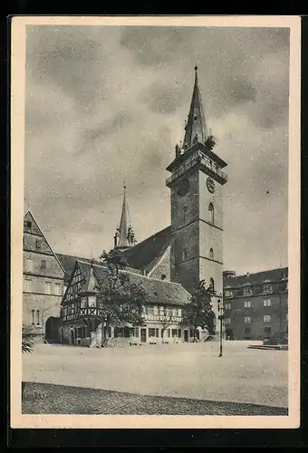 AK Oehringen, Blick auf Stiftskirche