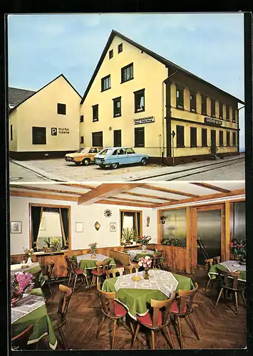 AK Kuppenheim im Murgtal, Gasthof Zur Blume, Inh. Rudolf Lorenz