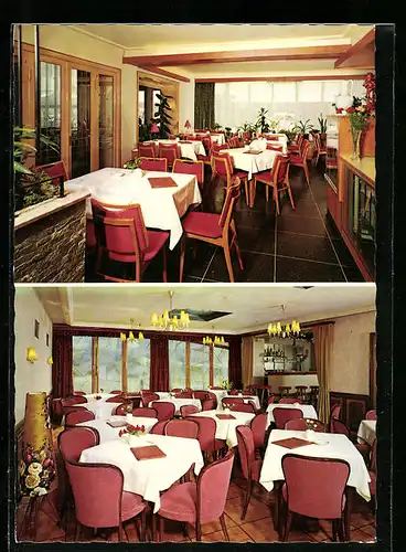 AK Baiersbronn /Schwarzwald, Hotel-Café-Pension-Restaurant Miller-Wagner